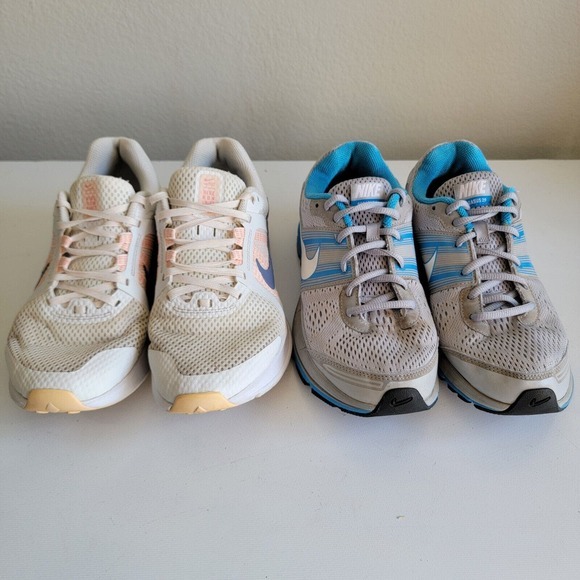 Nike Air Zoom Pegasus 29 / Run Swift 2 Gray Running Shoes Sneakers Women Sz‎ 7.5 - Picture 3 of 16